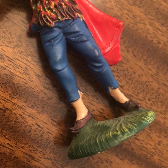 Vintage Italian Nativity Figure Plastic Replacement Shephard Boy Playing Horn - Picture 8 of 16